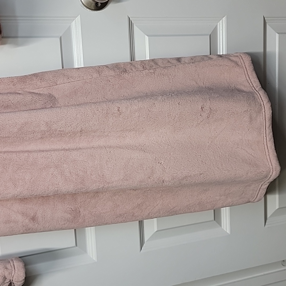 NORDSTROM NWT PLUSH BATHROBE PINK PUFF SIZE SMALL - Picture 8 of 11